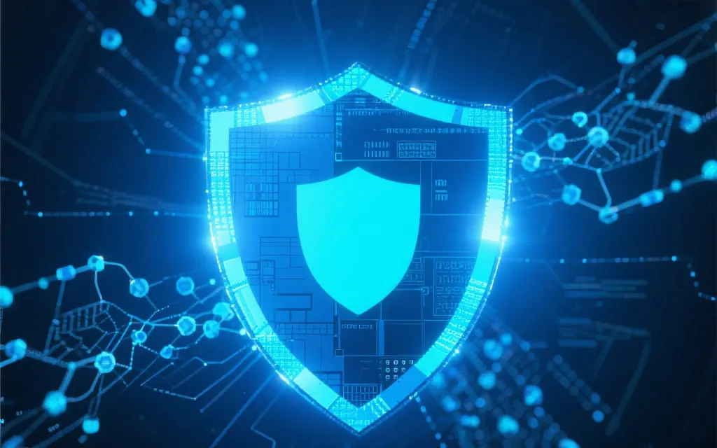 信息安全加密示意,蓝色科技